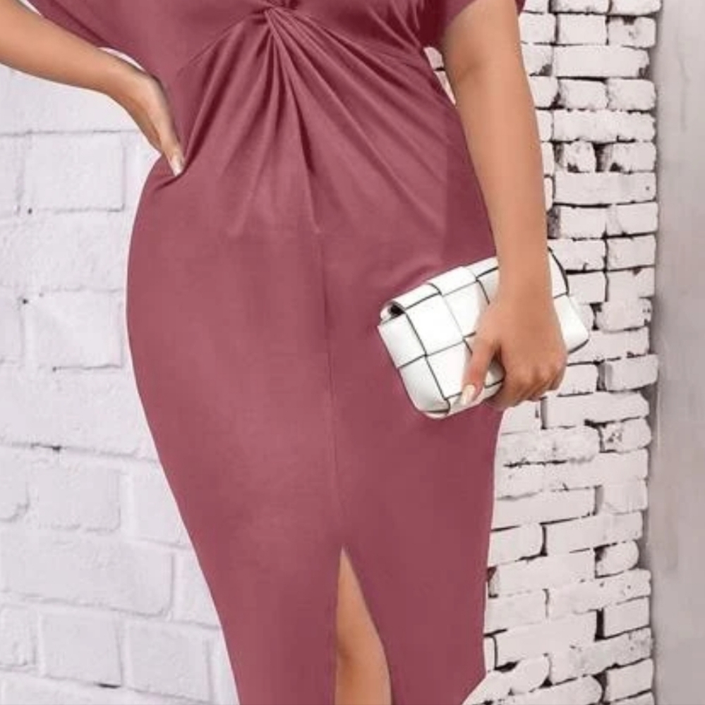 SHEIN LIGHT PINK DRESS